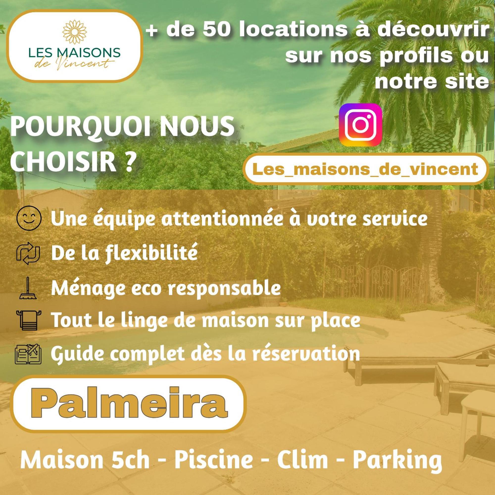 Palmeira, Piscine - Parking - Clim Arles Eksteriør bilde